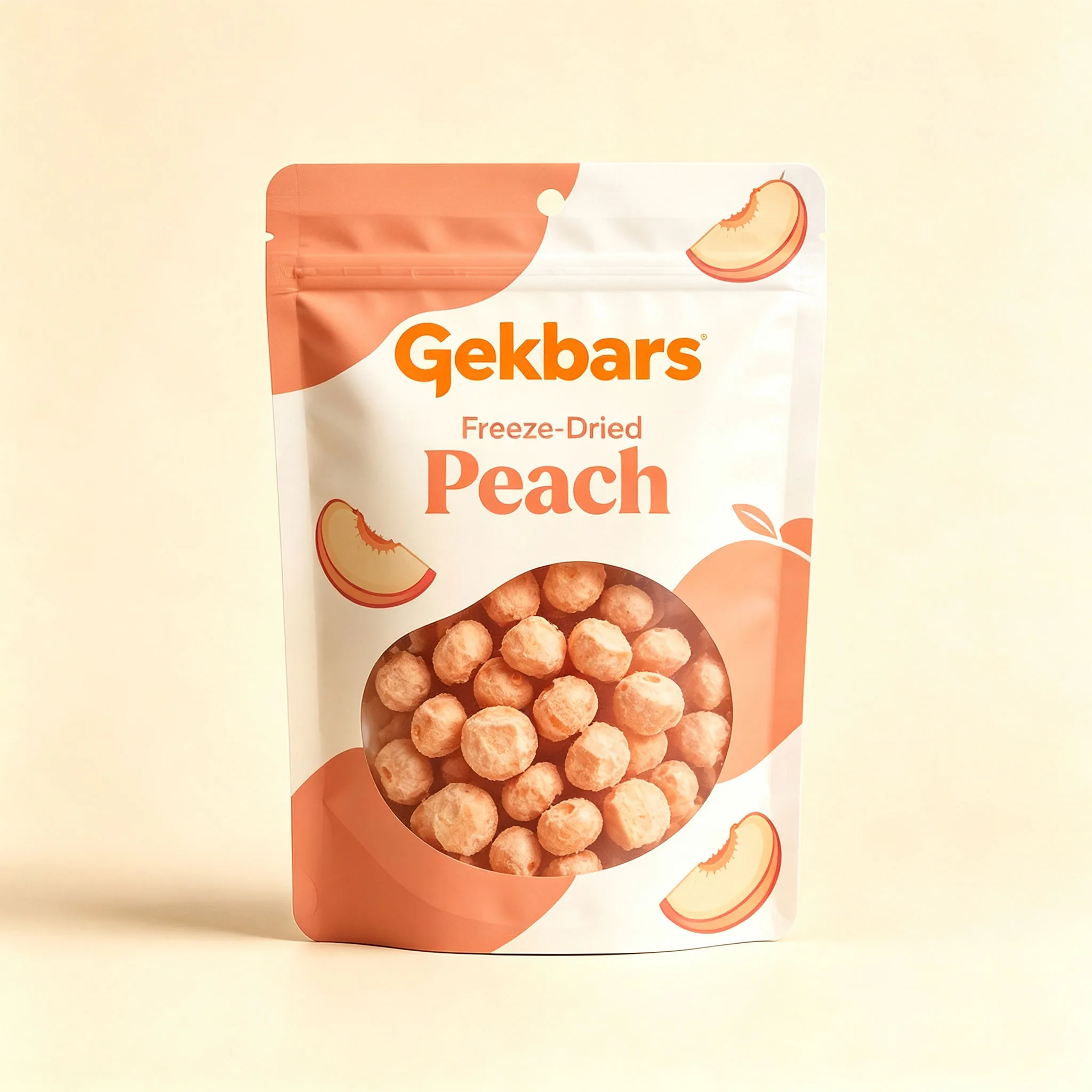 Gekbars Freeze-Dried Peach