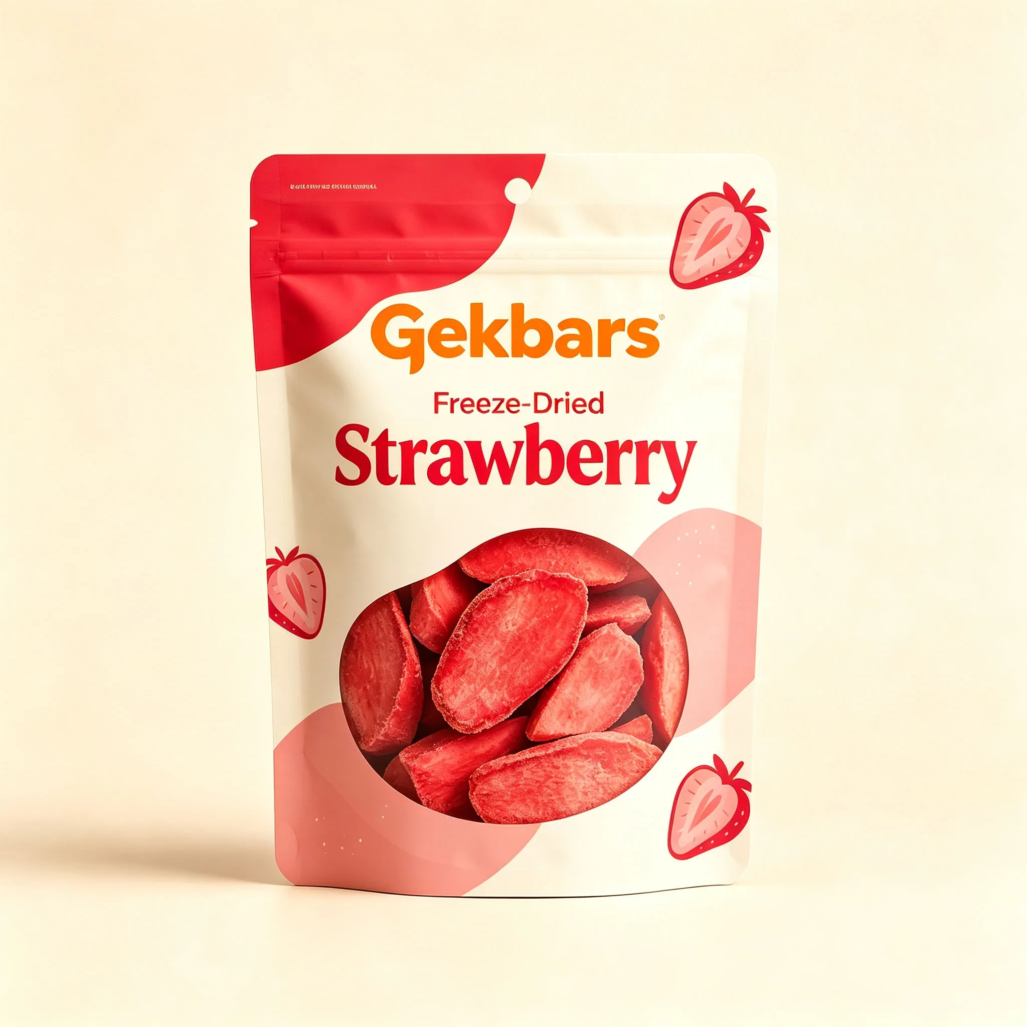 Gekbars Freeze-Dried Strawberry