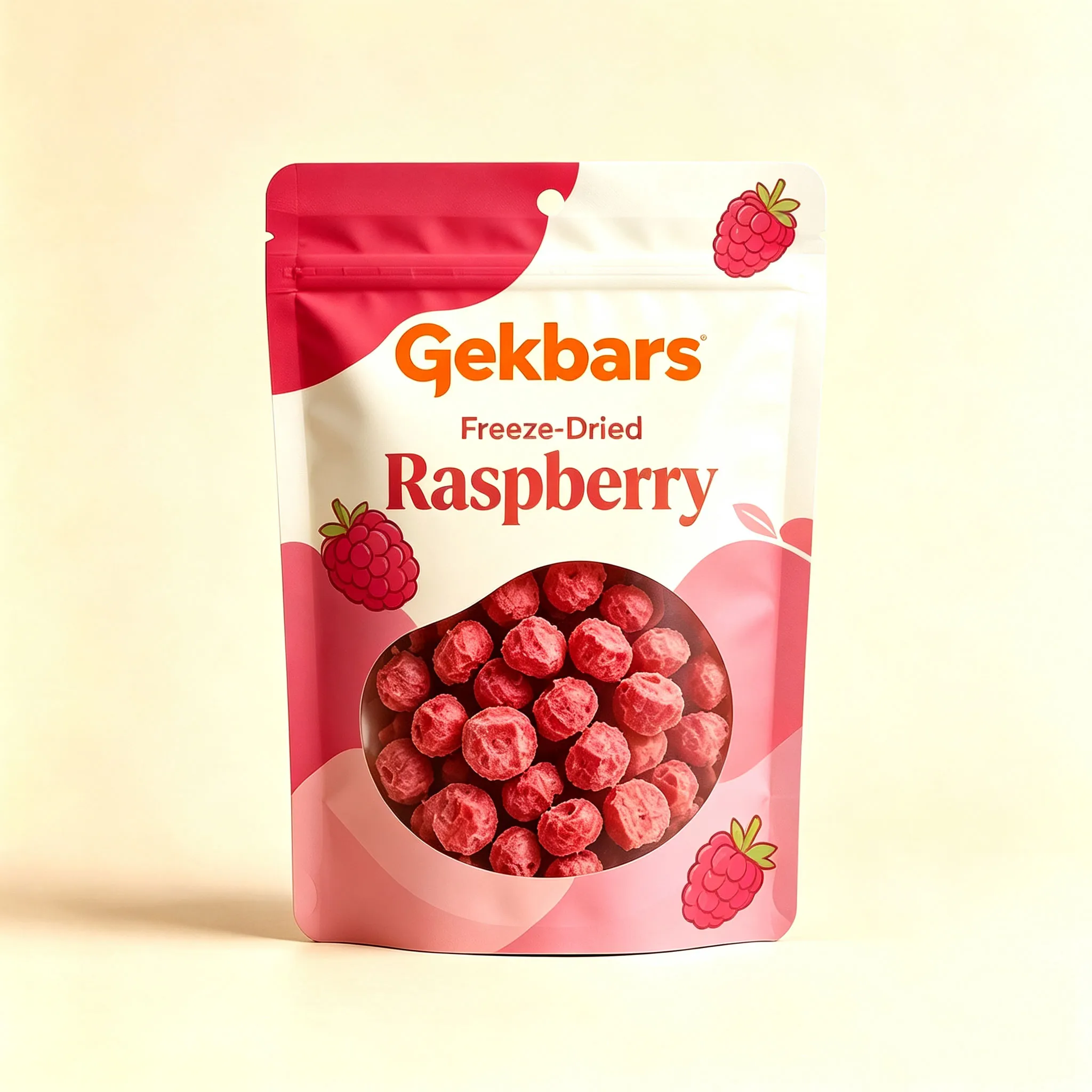Gekbars Freeze-Dried Raspberry